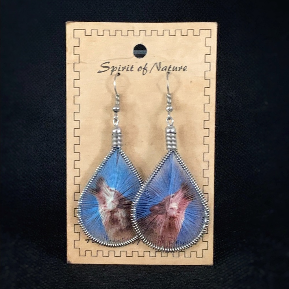 Howling Wolf earrings by Spirit of Nature